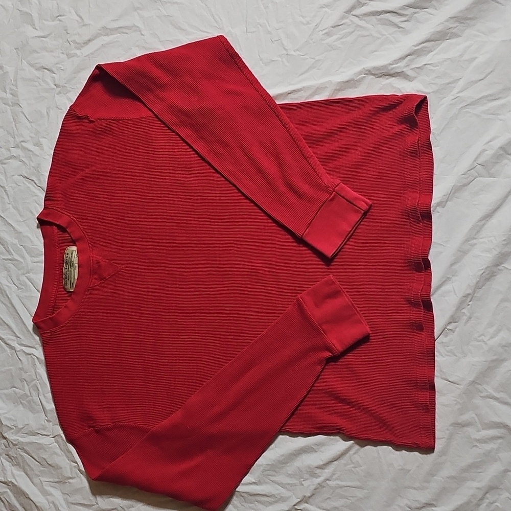 Big Ball Sports Men's Size Large Red Long Sleeve Shirt Used